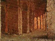 august malmstrom det inre av colosseum i rom Germany oil painting artist